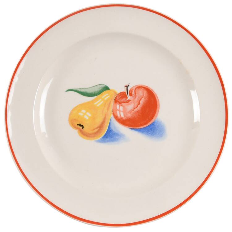 Red Apple II Hotoven Bread & Butter Plate