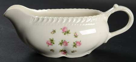 Rosebud Bouquet (No Trim) Gravy Boat
