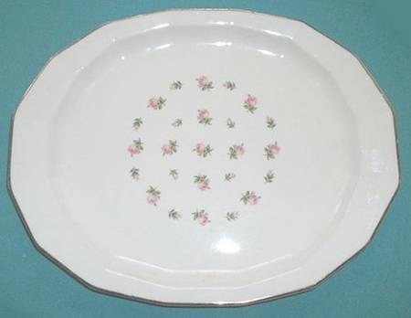Rosebud 11" Oval Serving Platter
