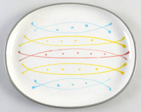 Seafare 13" Oval Serving Platter
