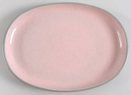 Shell Pink 11" Oval Serving Platter