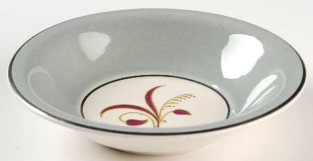 Slender Leaf Gray Fruit/Dessert (Sauce) Bowl