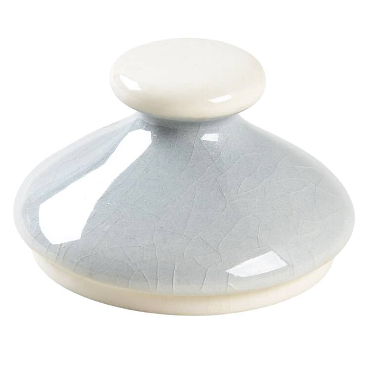 Springtime (Gray Rim) Lid for Sugar Bowl