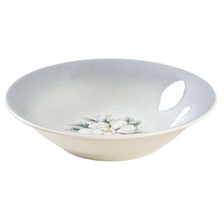 Springtime (Gray Rim) Coupe Cereal Bowl