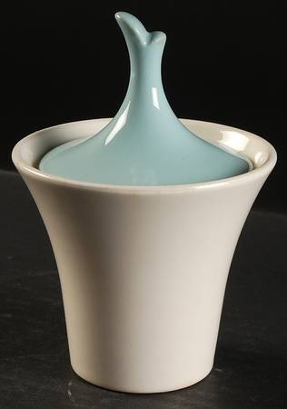 Star Lite Sky Blue Sugar Bowl & Lid