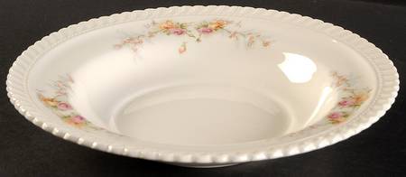 Sweetheart Rose (Royal Gadroon) Rim Soup Bowl