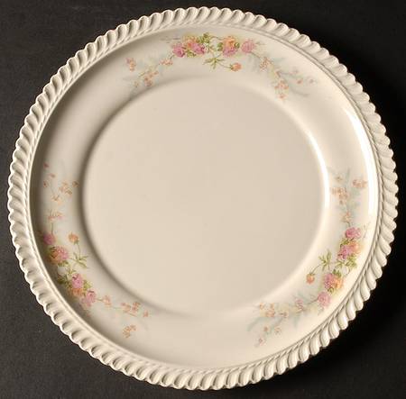 Sweetheart Rose (Royal Gadroon) Dinner Plate