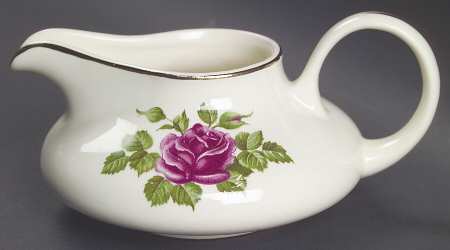 Teal Rose Creamer