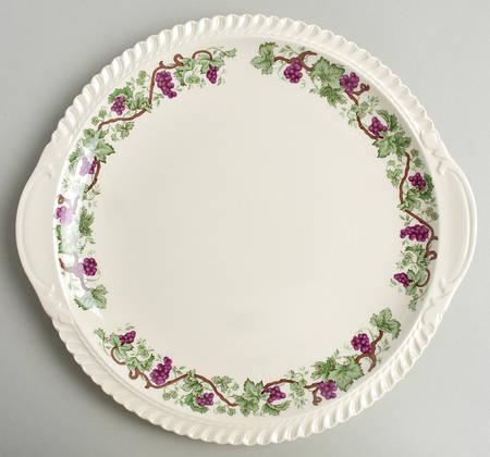 Vintage Handled Cake Plate