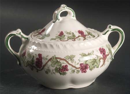 Vintage Sugar Bowl & Lid