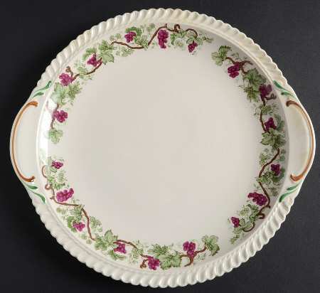 Vintage Handled Cake Plate
