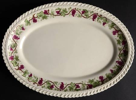 Vintage 13" Oval Serving Platter