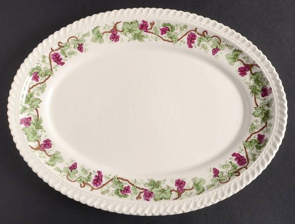 Vintage 12" Oval Serving Platter