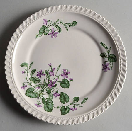 Violet Salad Plate