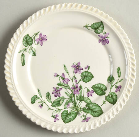 Violet Bread & Butter Plate by Harker