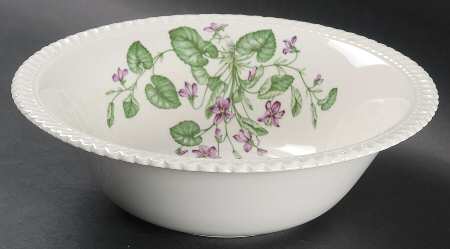 Violet 8" Round Vegetable Bowl by Harker