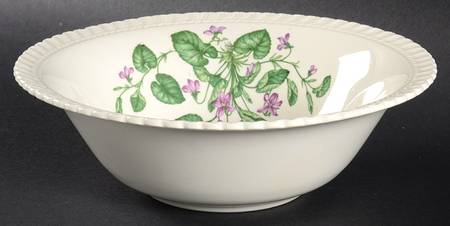 Violet 7" Round Vegetable Bowl
