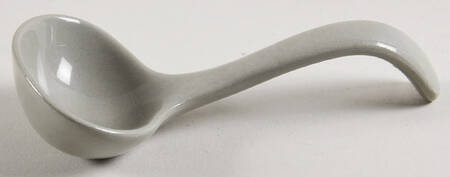 White Cap Gravy Ladle Solid Piece