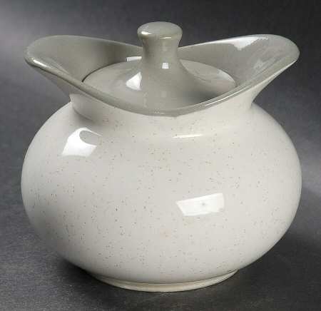 White Cap Sugar Bowl & Lid