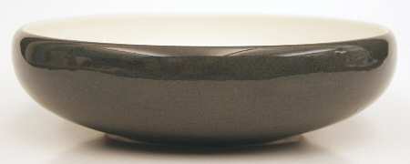 White Clover Charcoal Gray 7" Round Vegetable Bowl
