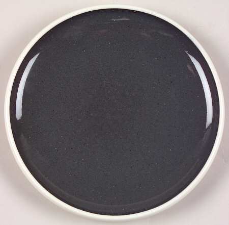 White Clover Charcoal Gray Bread & Butter Plate