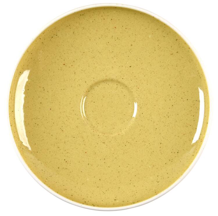 White Clover Golden Spice (Yellow) Saucer