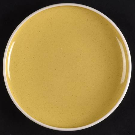 White Clover Golden Spice (Yellow) Salad Plate