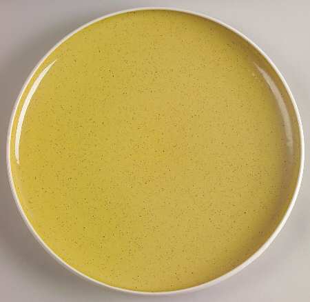 White Clover Golden Spice (Yellow) 11" Chop Plate (Round Platter)
