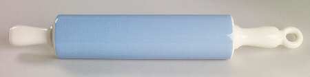 White Rose Blue Rolling Pin