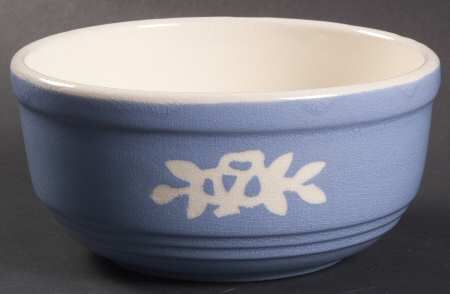 White Rose Blue 6" Mixing Bowl