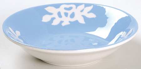 White Rose Blue Fruit/Dessert (Sauce) Bowl