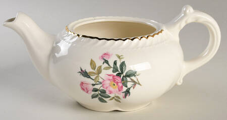 Wild Rose (Royal Gadroon) Teapot No Lid