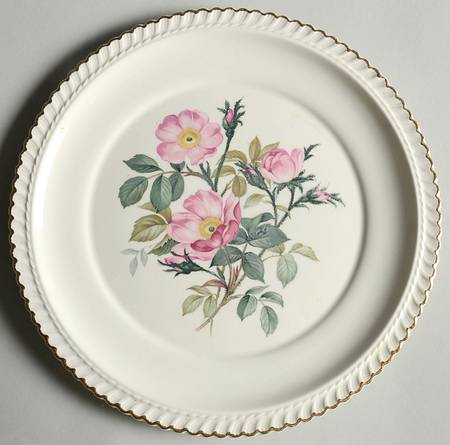 Wild Rose (Royal Gadroon) Luncheon Plate