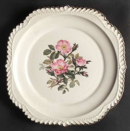 Wild Rose (Royal Gadroon) Square Salad Plate