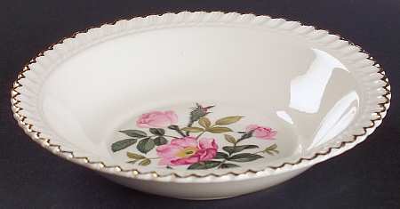 Wild Rose (Royal Gadroon) Rim Fruit/Dessert (Sauce) Bowl