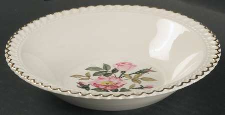 Wild Rose (Royal Gadroon) Rim Cereal Bowl