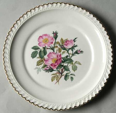 Wild Rose (Royal Gadroon) Salad Plate