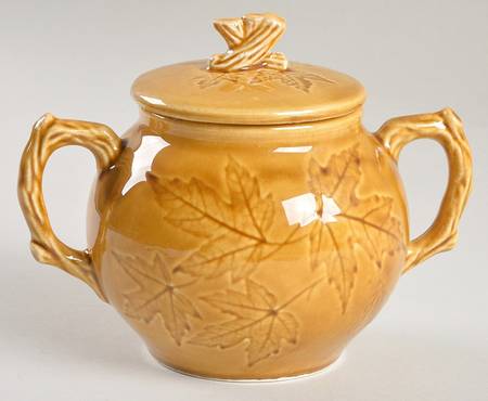 Woodsong Honey Brown Sugar Bowl & Lid