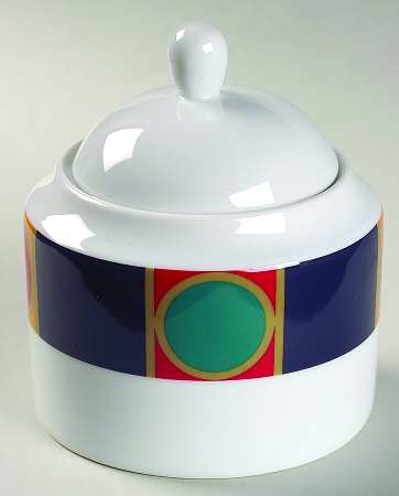 Saturn Sugar Bowl & Lid