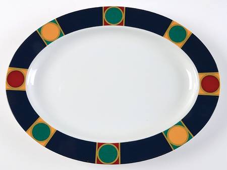 Saturn 14" Oval Serving Platter