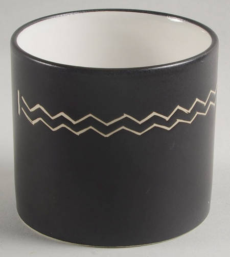 Scraffito Sugar Bowl No Lid