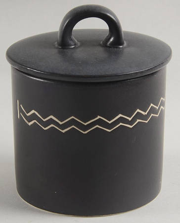 Scraffito Sugar Bowl & Lid