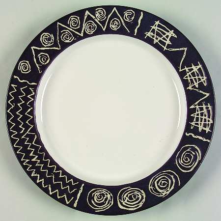 Scraffito 12" Chop Plate (Round Platter)