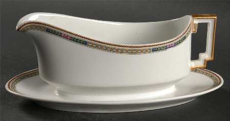 10099 Gravy Boat with Attached Underplate by Heinrich - H&C
