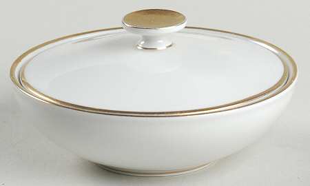 14092 White Mini Sugar Bowl & Lid