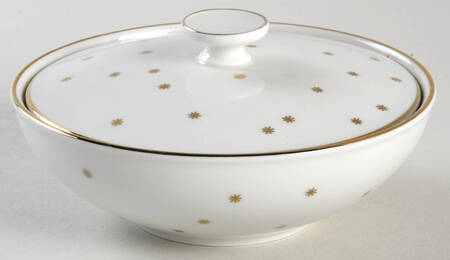 17992 (Cream Background) Sugar Bowl & Lid