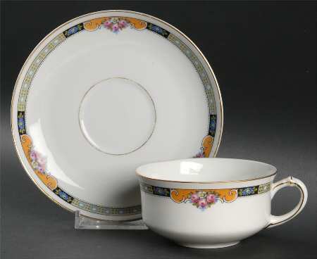 Admiral Flat Cup & Saucer Set