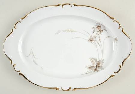 Arabesque 16" Oval Serving Platter