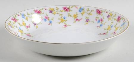 Arcadia (Gold Trim) Coupe Soup Bowl