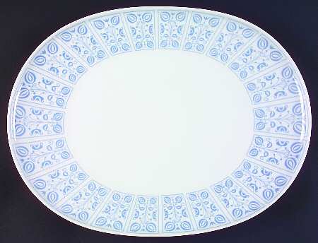 Blue Dutch 15" Oval Serving Platter